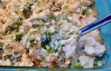 Keto Chicken and Broccoli Casserole