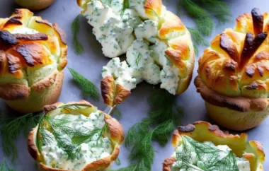 Keto Cottage Cheese and Dill Popovers Recipe