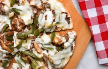 Keto Philly Cheesesteak Pizza