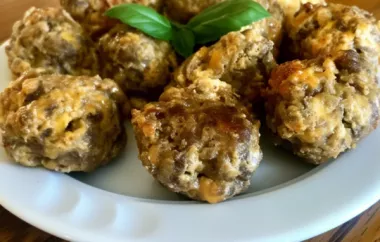 Keto Sausage Balls - Delicious Low Carb Appetizer Recipe
