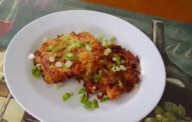 Kicked-up Potato Pancakes - Delicious and Spicy Potato Pancakes Recipe