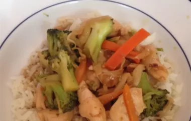 Kim's Stir-Fried Ginger Garlic Chicken: A Flavorful and Easy Chicken Stir-Fry Recipe