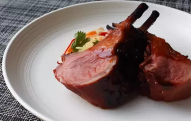 Korean Barbecued Rack of Lamb Recipe