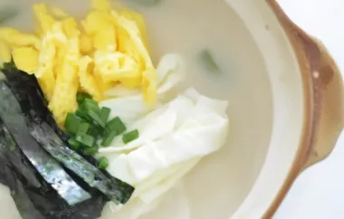 Korean Tteokguk Recipe | Rice Cake Soup
