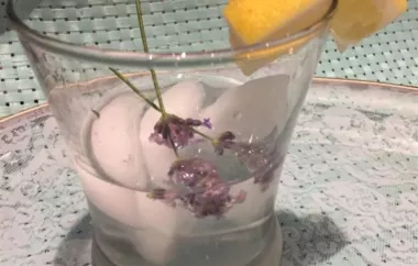 Lavender-Lemon Vodka Tonic