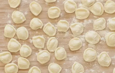 Learn how to make delicious homemade orecchiette pasta from scratch with this easy recipe.