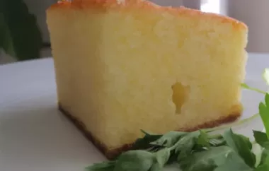 Lemon Mochi Cake