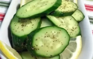 Lemony-Cucumber Salad Recipe