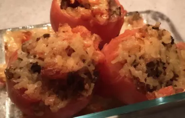 Lentil-Stuffed Tomatoes