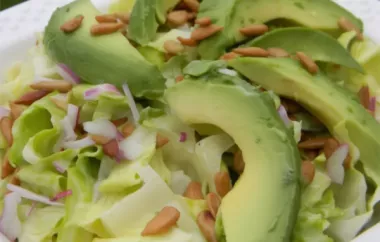 Lettuce Avocado and Sunflower Seed Salad Recipe