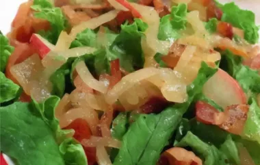 Lettuce with Hot Bacon Dressing
