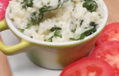 Low-Carb Cauliflower Spinach Side Dish