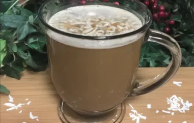 Low-Carb Paleo and Dairy-Free Coconut Dirty Chai Latte for Two