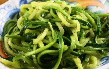 Low-Carb Zucchini Pasta