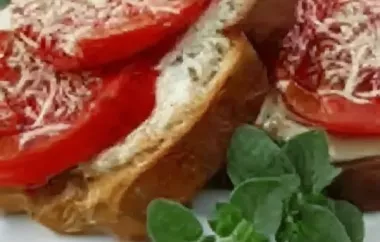 Mama's Best Broiled Tomato Sandwich