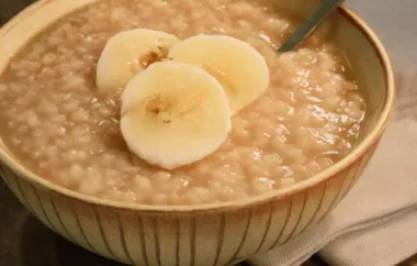 Maple and Brown Sugar Oatmeal