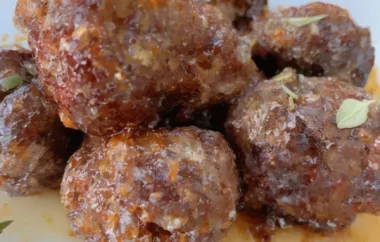 Maple-Mustard Glazed Meatballs