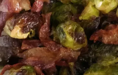 Maple-Roasted Brussels Sprouts with Bacon