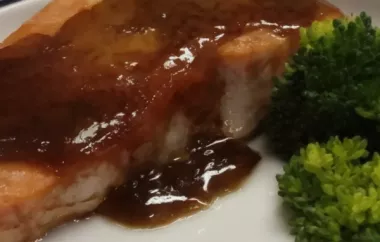 Maple-Rum Glazed Salmon