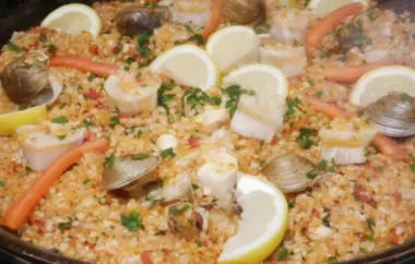Maria's Classic Paella - A Traditional Spanish Dish Bursting with Flavors
