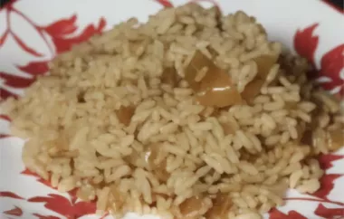 Maria's Rice - Flavorful and Delicious