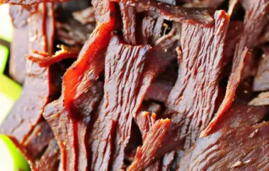 Mesquite-Smoked Jerky