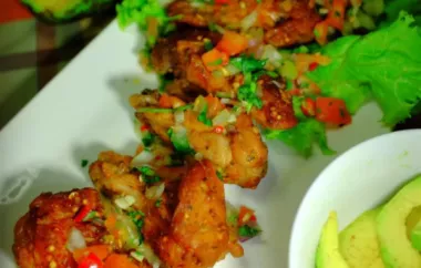 Mexican Buffalo Wings with Salsa Sauce