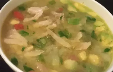 Mexican Chicken and Rice Soup