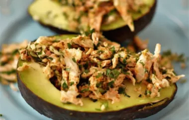 Mexican-inspired chicken and avocado cups