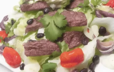 Mexican Steak and Veggie Salad