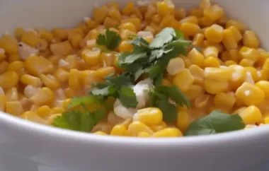 Mexican Street Vendor Style Corn Salad Recipe