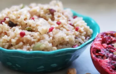 Middle Eastern Rice Pilaf with Pomegranate