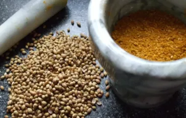 Mild Curry Powder Recipe