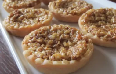 Mini Southern Pecan Pies: A Sweet Southern Treat