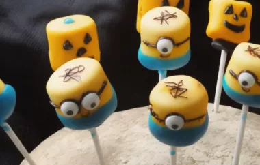 Minions Marshmallow Pops