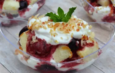 Mixed-Berry Trifle