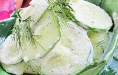 Mizeria – Polish Cucumber Salad