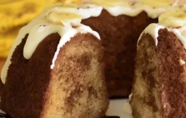 Moist and Delicious Banana Almond Streusel Bundt Cake