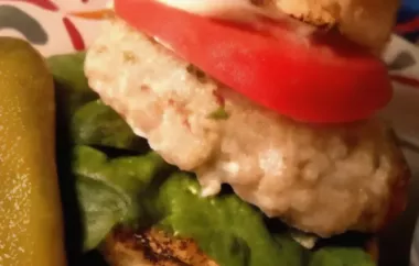 Moist and Flavorful Spicy Turkey Burgers