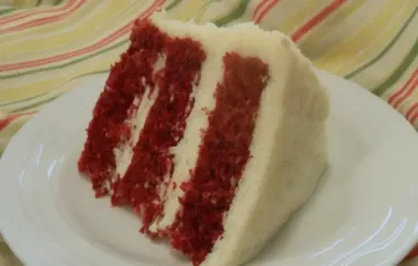 Mom's Signature Red Velvet Cake
