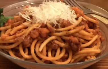 Mom's Spaghetti Bolognese