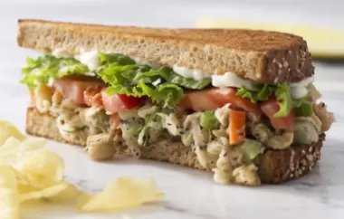 Mouthwatering Chickpea Tuna Salad Sandwiches