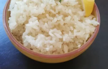 My Mom's Greek Lemon Rice