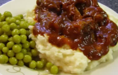 Nana's famous sausage dinner - a hearty and comforting meal
