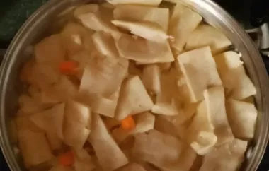 Old-Fashioned Chicken and Slick Dumplings