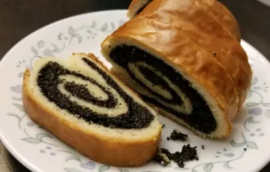 Old-World Poppy Seed Roll