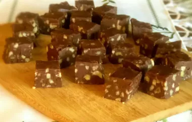 One-Bowl Chocolate Fudge with Pecans