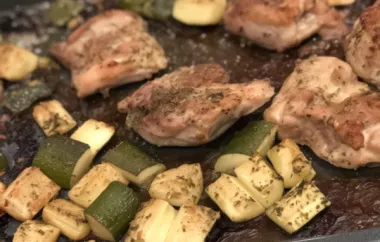 One Pan Rosemary Chicken Thighs and Roasted Winter Vegetables for 2