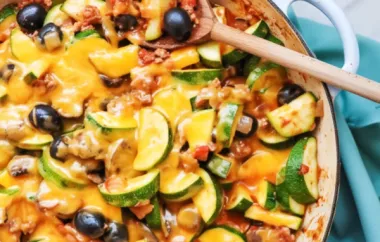One-Pan Zucchini and Ground Beef Skillet