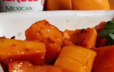 Orange Guajillo Glazed Sweet Potatoes - A Sweet and Spicy Side Dish